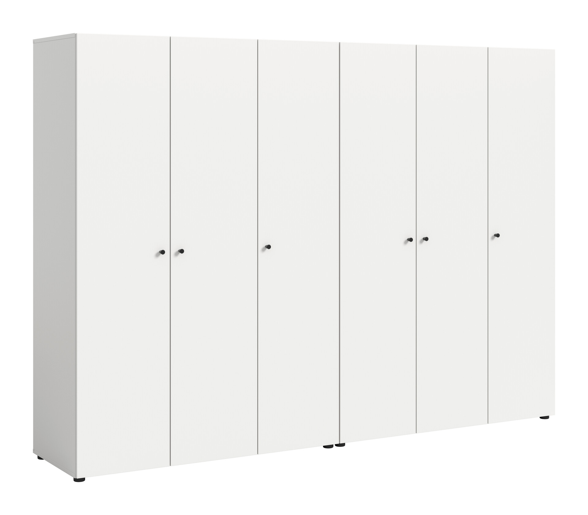 Kleiderschrank DARWIN weiß B/H/T: ca. 240x176x51 cm