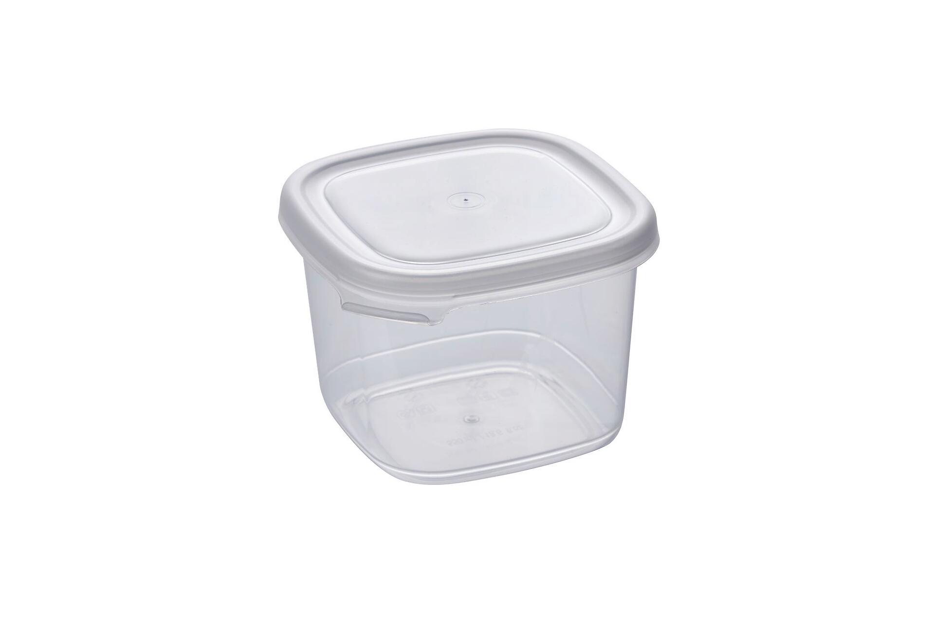 HermiaConcept Vorratsdosenset 6-tlg. weiß B/H/T/L/D: ca. 10x9,5x10x10x10 cm