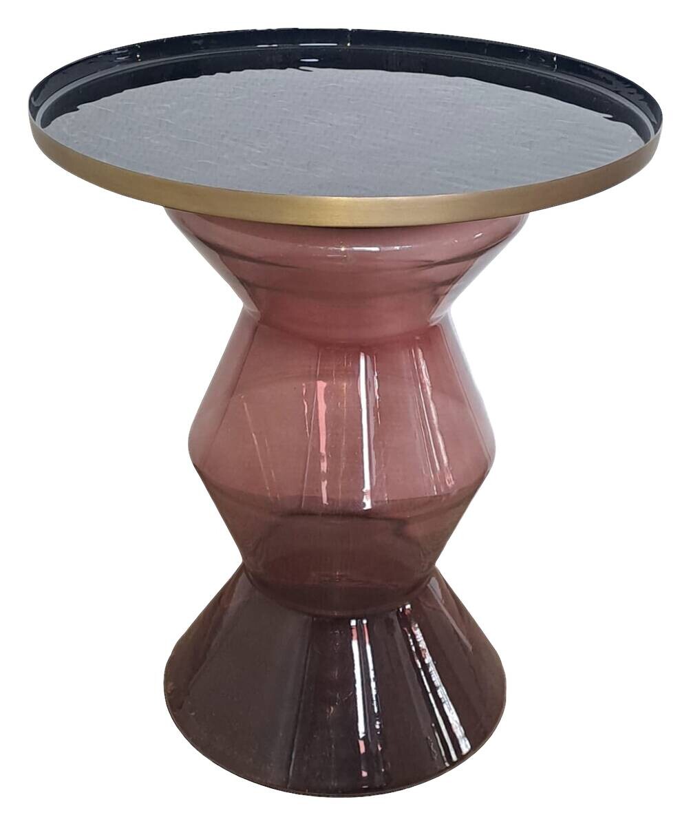 Beistelltisch Katris II messing Eisen H/D: ca. 53x50 cm