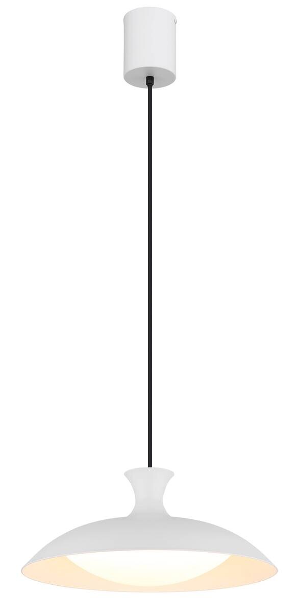 GLOBO Pendelleuchte weiß Metall H/D: ca. 150x40 cm 1.0 Brennstellen