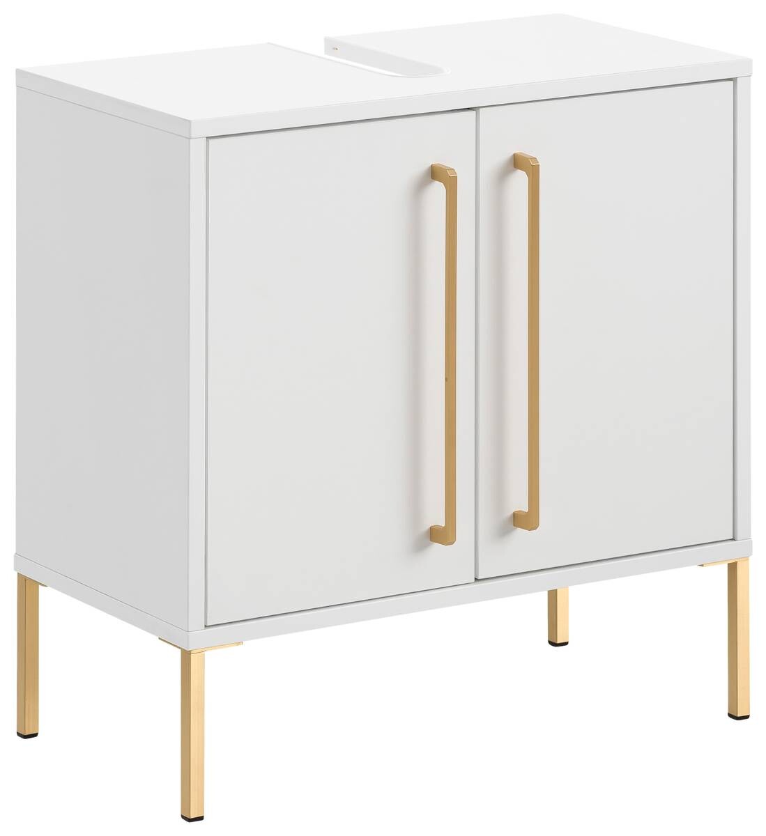 Waschbeckenunterschrank Sarah weiß B/H/T: ca. 57,1x61,2x30,1 cm Waschbeckenunterschrank Sarah weiß B/H/T: ca. 57,1x61,2x30,1 cm