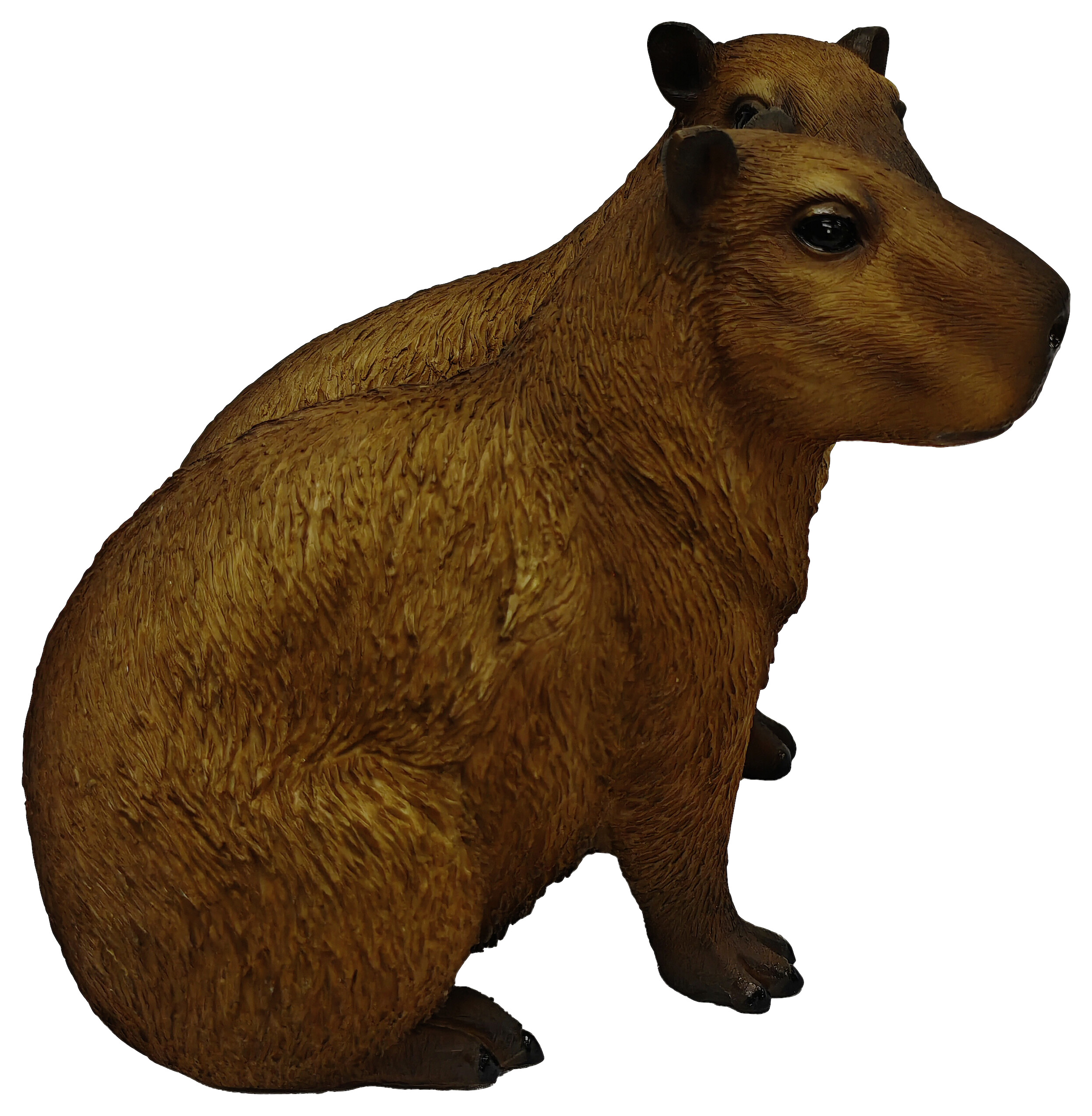 Dekorationsartikel braun Polyresin B/H/L: ca. 14x13x16 cm