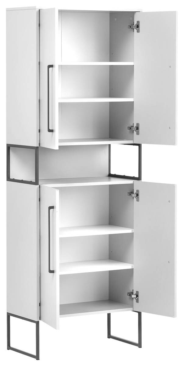 Hochschrank Limone weiß B/H/T: ca. 65,2x183,4x33,1 cm