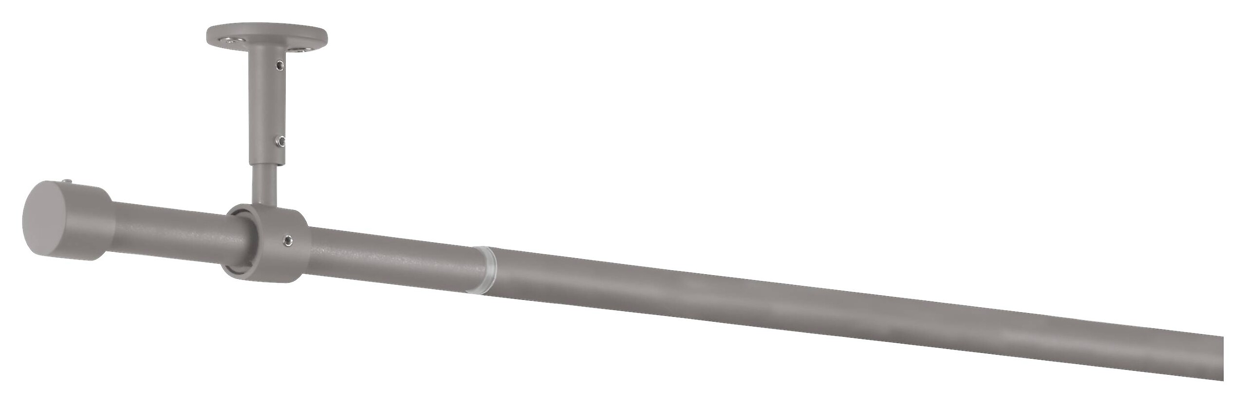 ondeco Stilgarnituren Cool-Gray Metall L: ca. 400 cm ausziehbar von ca. 210 bis 400 cm 1.0 Läufe