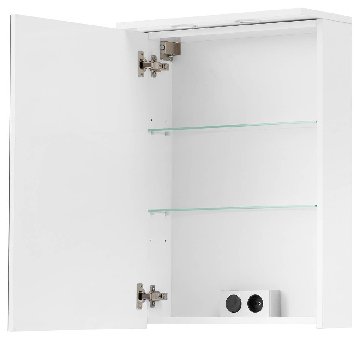 Spiegelschrank Sarah weiß B/H/T: ca. 50,4x72,3x15,8 cm