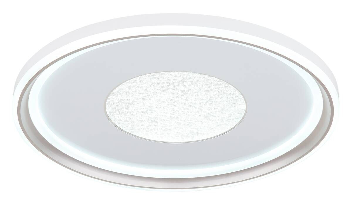 GLOBO Deckenleuchte Opal champagner weiß Metall Kunststoff Acryl H/D: ca. 6,5x59 cm 1 Brennstellen