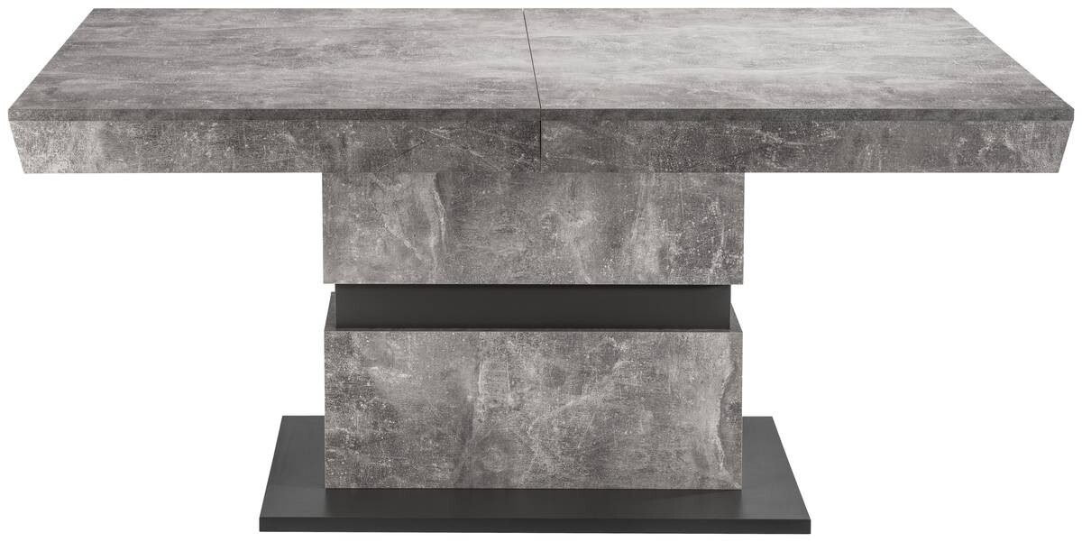 Tisch MATTHEW Beton Optik anthrazit B/H/T: ca. 140x75x90 cm