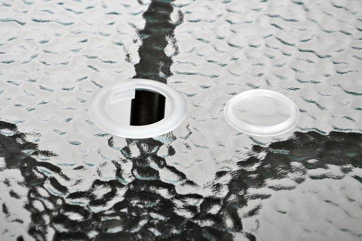 VCM Bistrotisch dunkelbraun Stahl H/D: ca. 72x60 cm