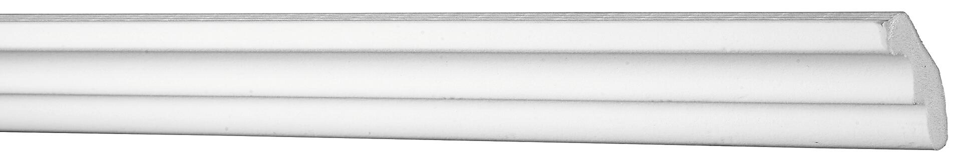 Zierprofil weiß B/H/L: ca. 4x5x200 cm