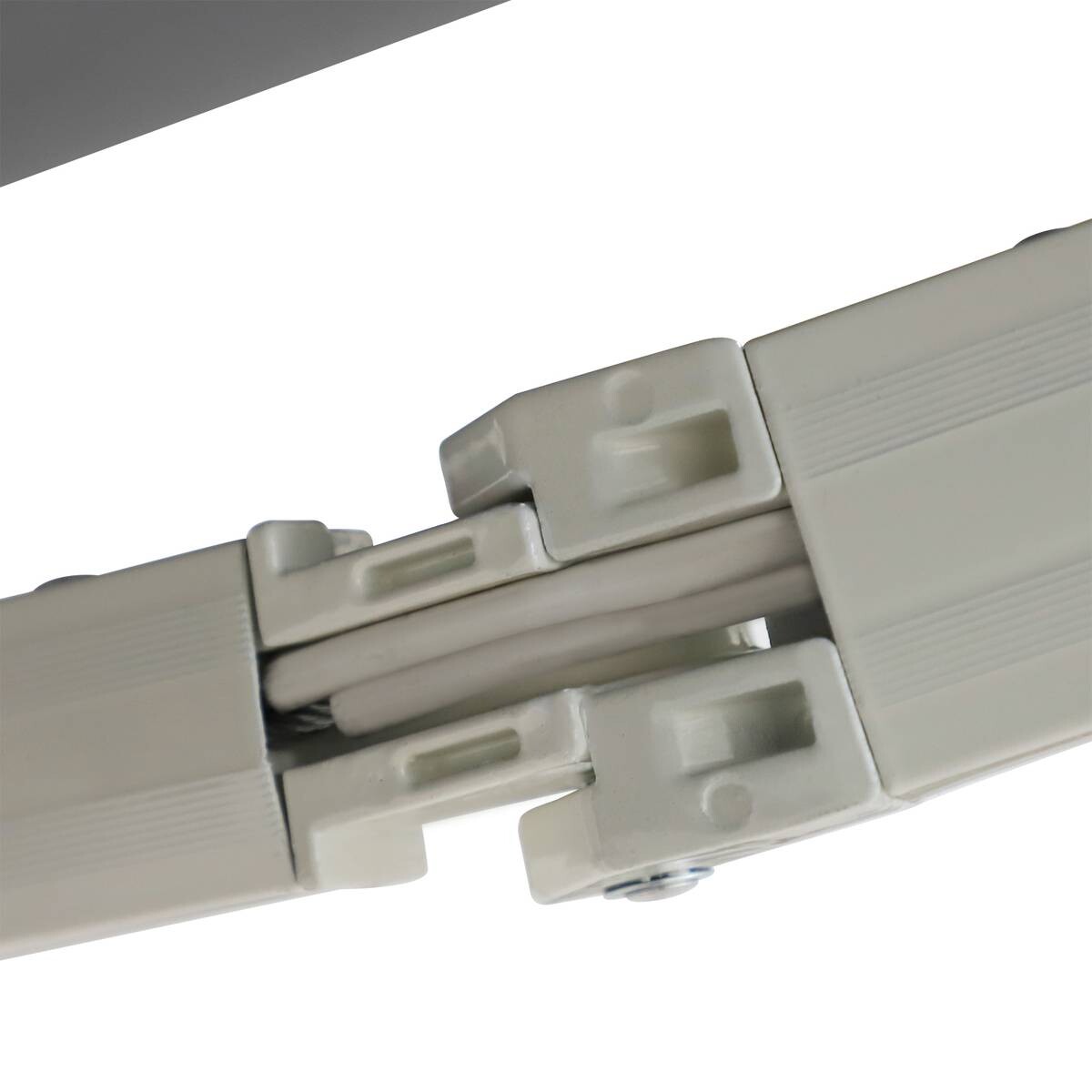 Outsunny Fenstermarkise mit Handkurbel weiß B/T/L: ca. 245x350x395 cm