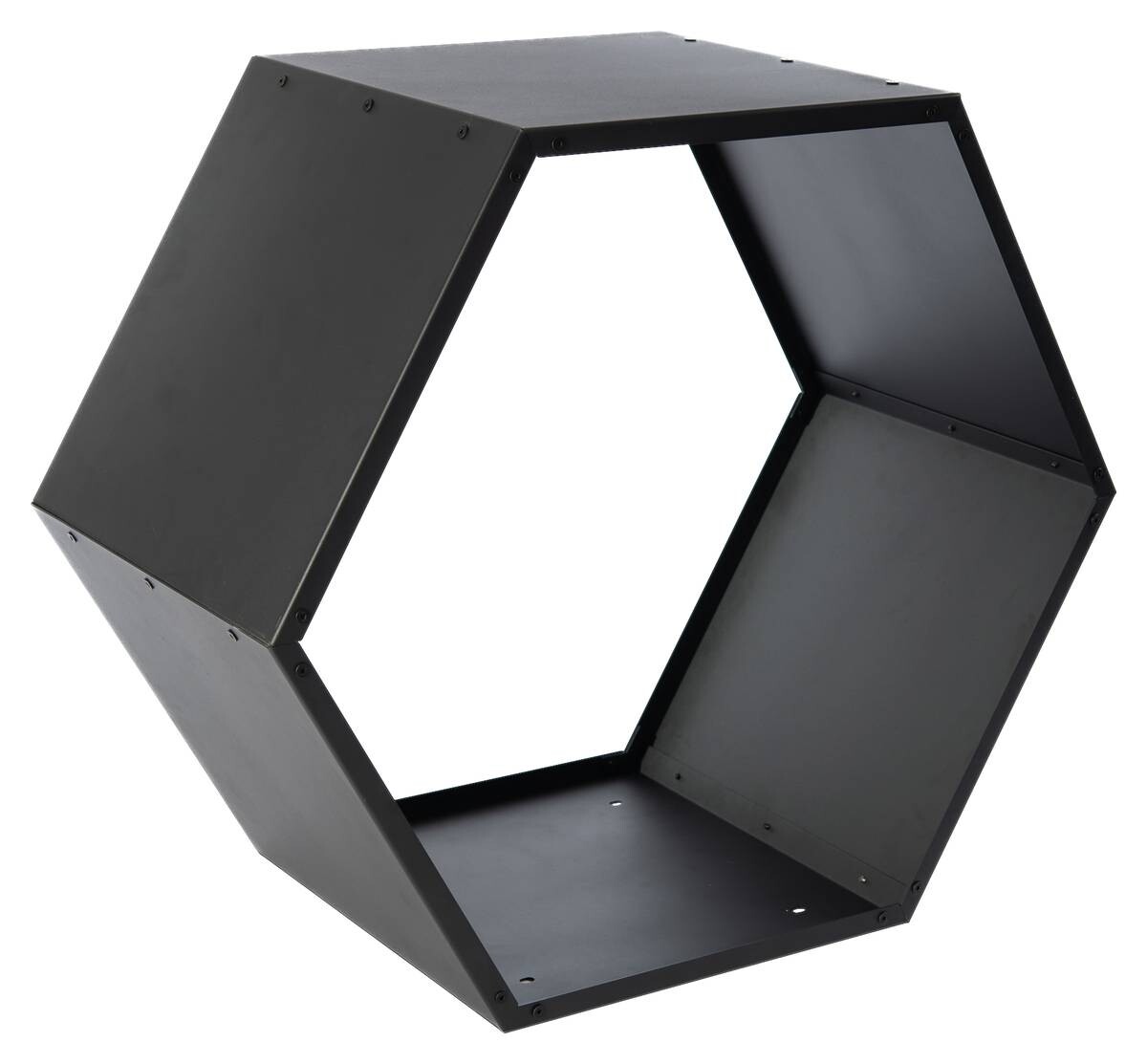 Westmann Kaminholzregal Biene schwarz B/H/L: ca. 83x77x45 cm