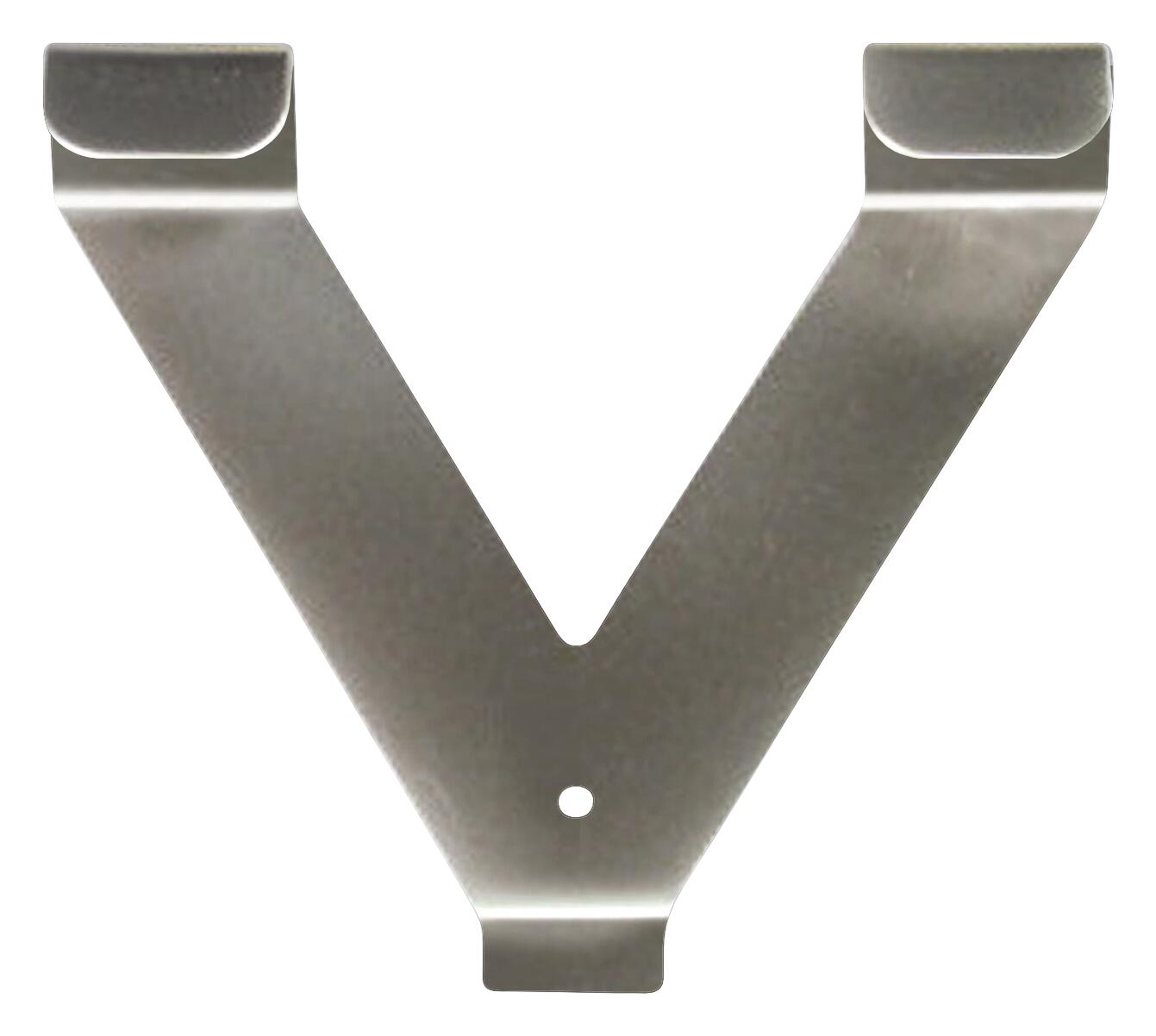 POCOline V-Haken silber 2 Packstücke