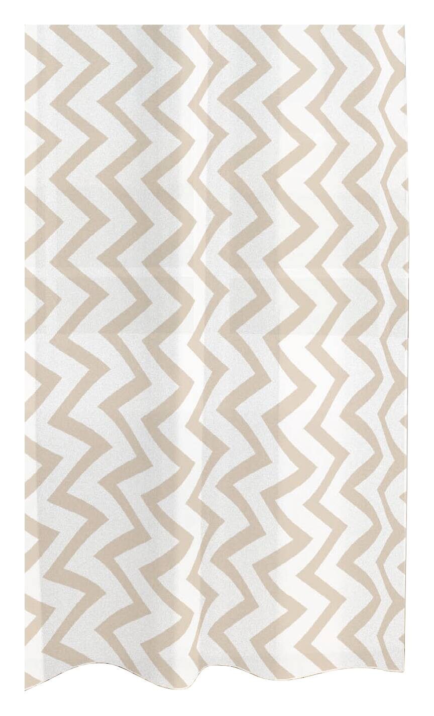 Acus Duschvorhang ZickZack Polyethylen (recycelt) B/L: ca. 180x200 cm