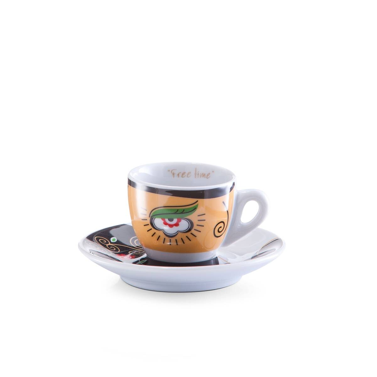 Zeller Espresso-Set Magic Eyes