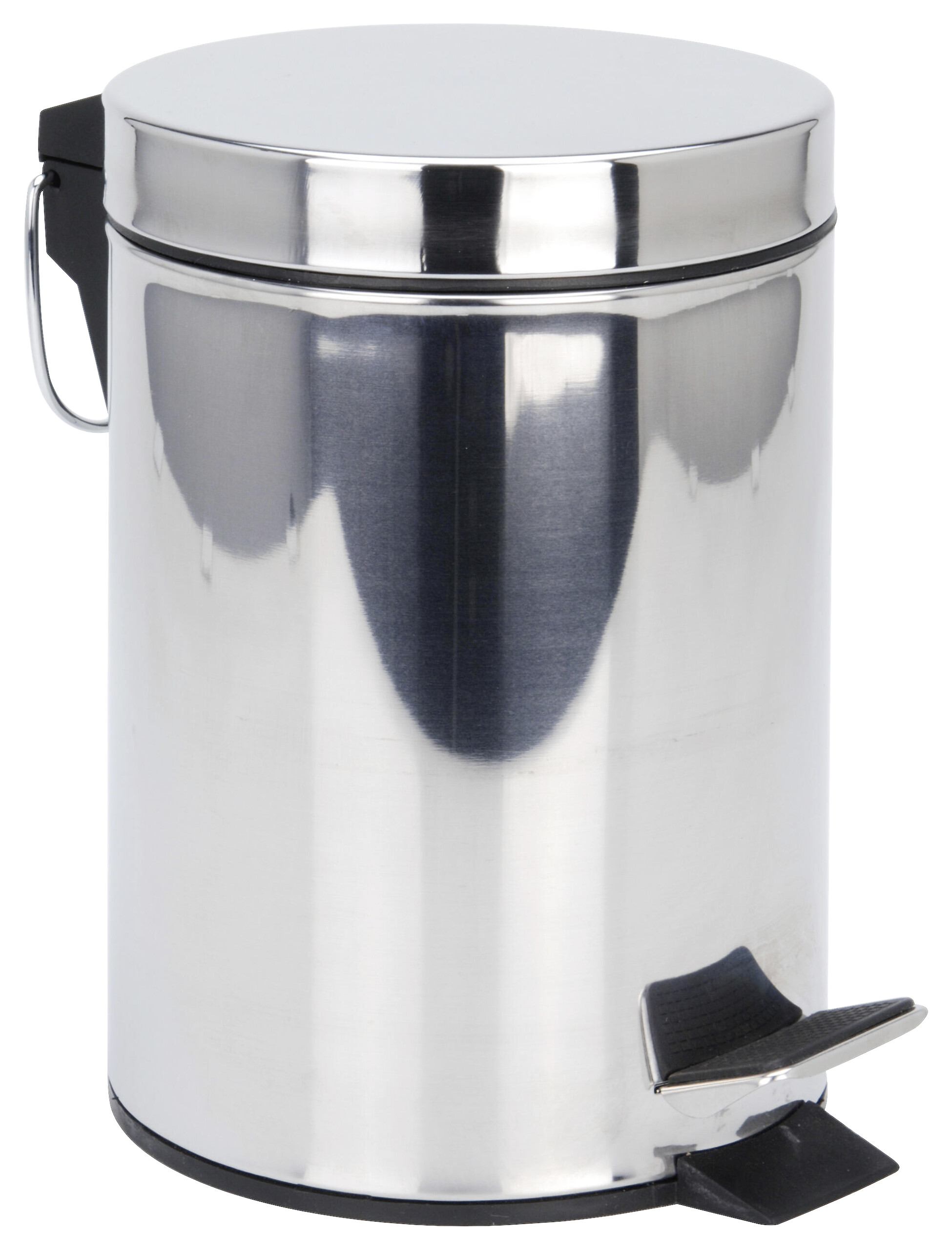 Treteimer silber Edelstahl B/H/L: ca. 23,5x17x24,5 cm