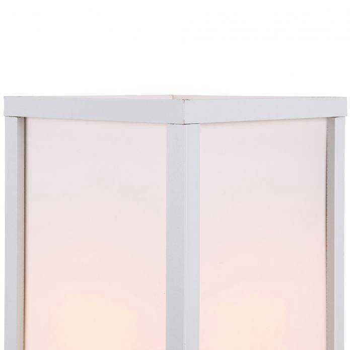 HOMCOM Stehleuchte 833-623V90WT 833-623V90WT weiß Acryl Kunststoff B/H/L: ca. 26x160x26 cm E27 1 Brennstellen