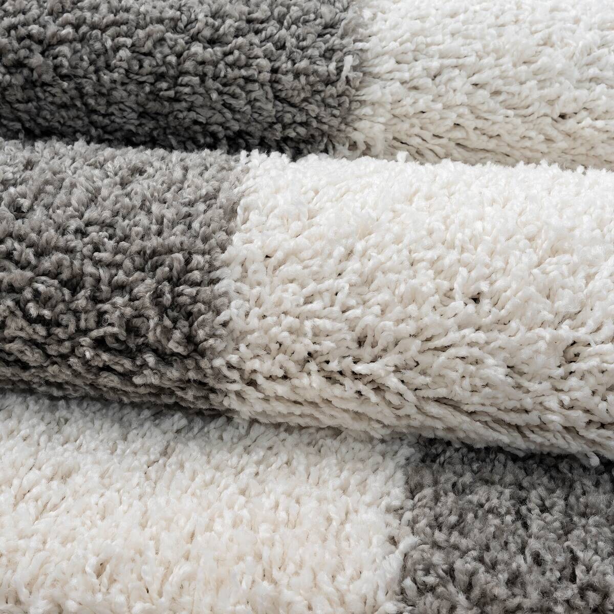 Sanat Hochflorteppich MILANO hellgrau B/L: ca. 200x290 cm