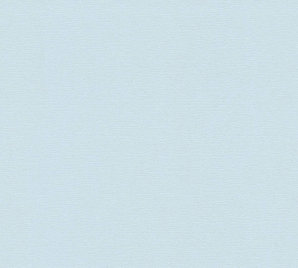 A.S.Creation Vliestapete Attractive Uni blau B/L: ca. 53x1005 cm