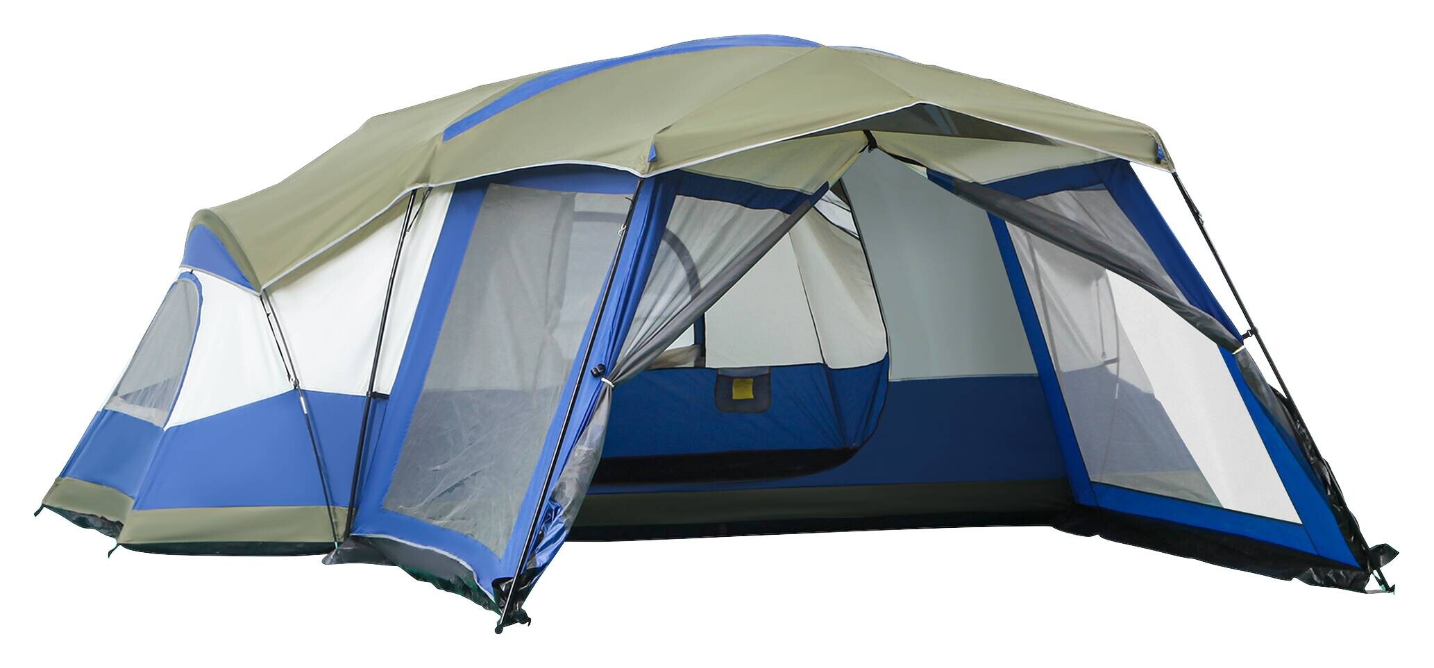 Outsunny Zelt grau Edelstahl B/H/L: ca. 487x518x237 cm