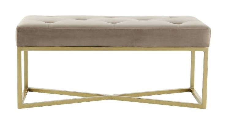 Sitzbank Diaz 101 taupe B/H/T: ca. 40x40x90 cm