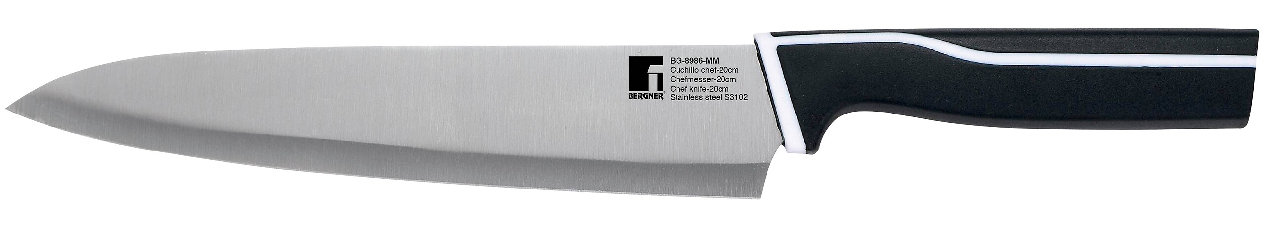 BERGNER Messerset Kyoto schwarz Edelstahl 5 tlg.