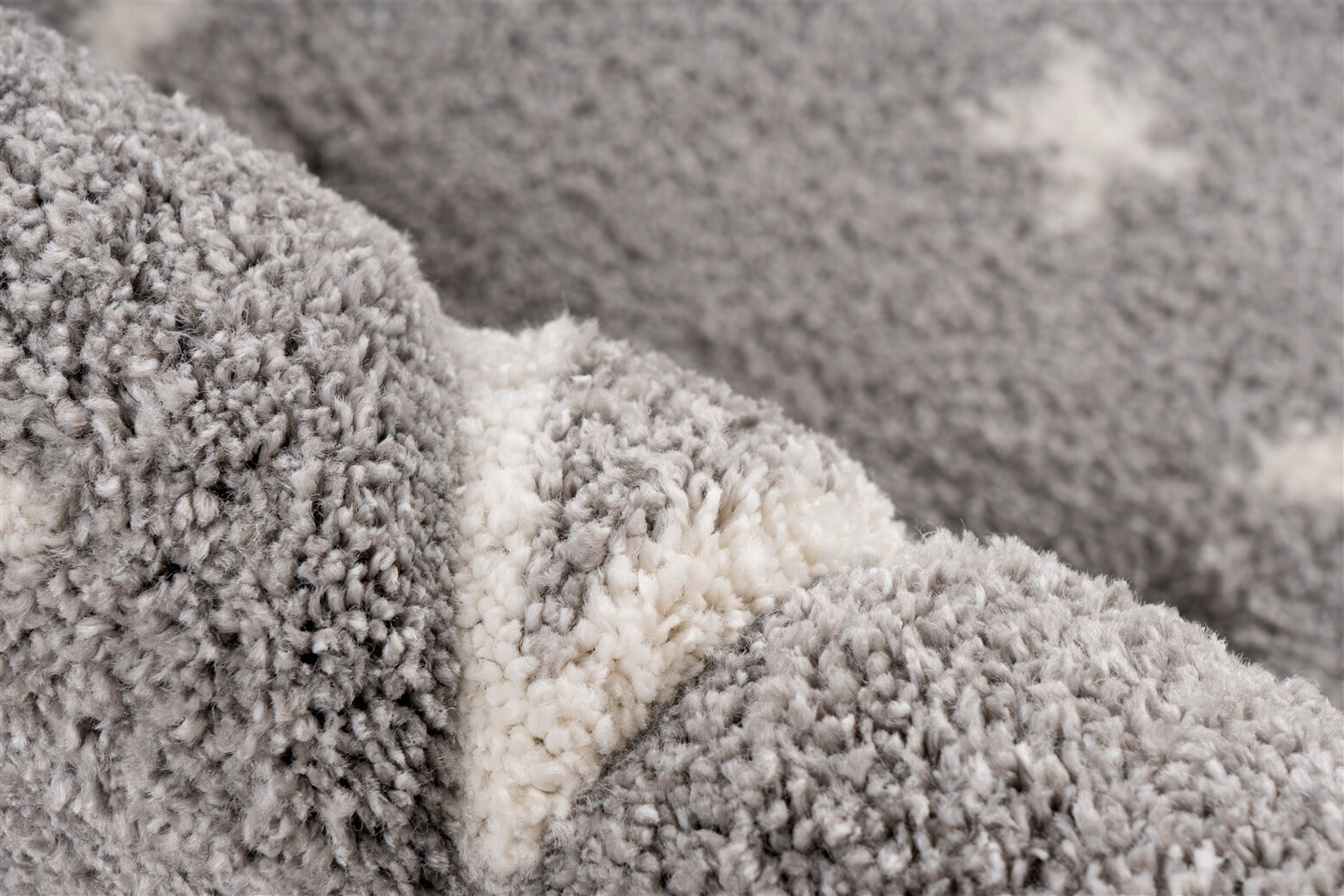 Kayoom Kurzflorteppich Australia - Tamworth silber B/H/L: ca. 80x1,6x150 cm