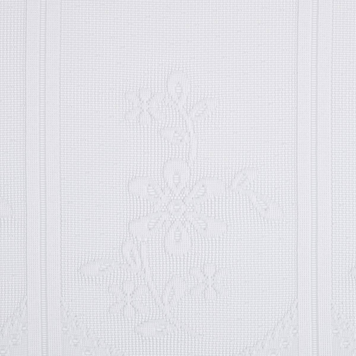 Scheibengardinen-Meterware weiß H: ca. 60 cm