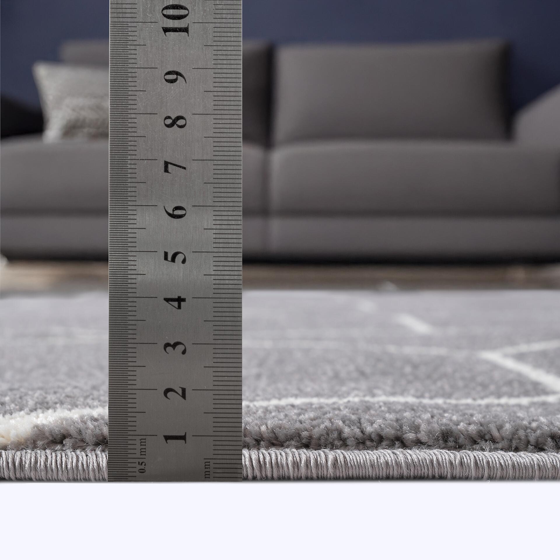 Sanat Teppich Trellis grau B/L: ca. 60x110 cm