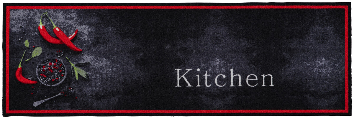Küchenläufer Cook&Wash rot B/L: ca. 50x150 cm