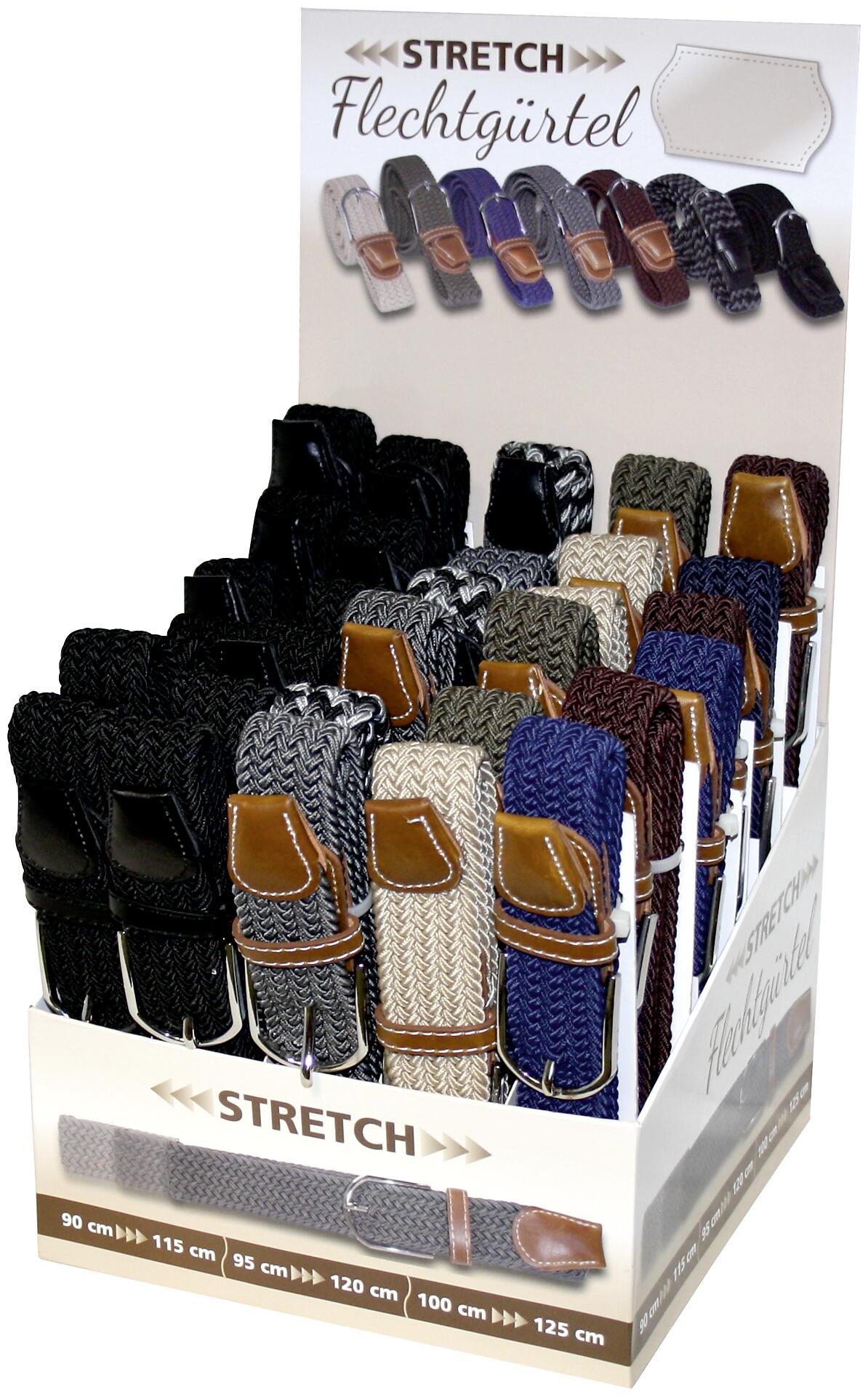 Gürtel sortiert Nylon B/H/L: ca. 4x3x22 cm