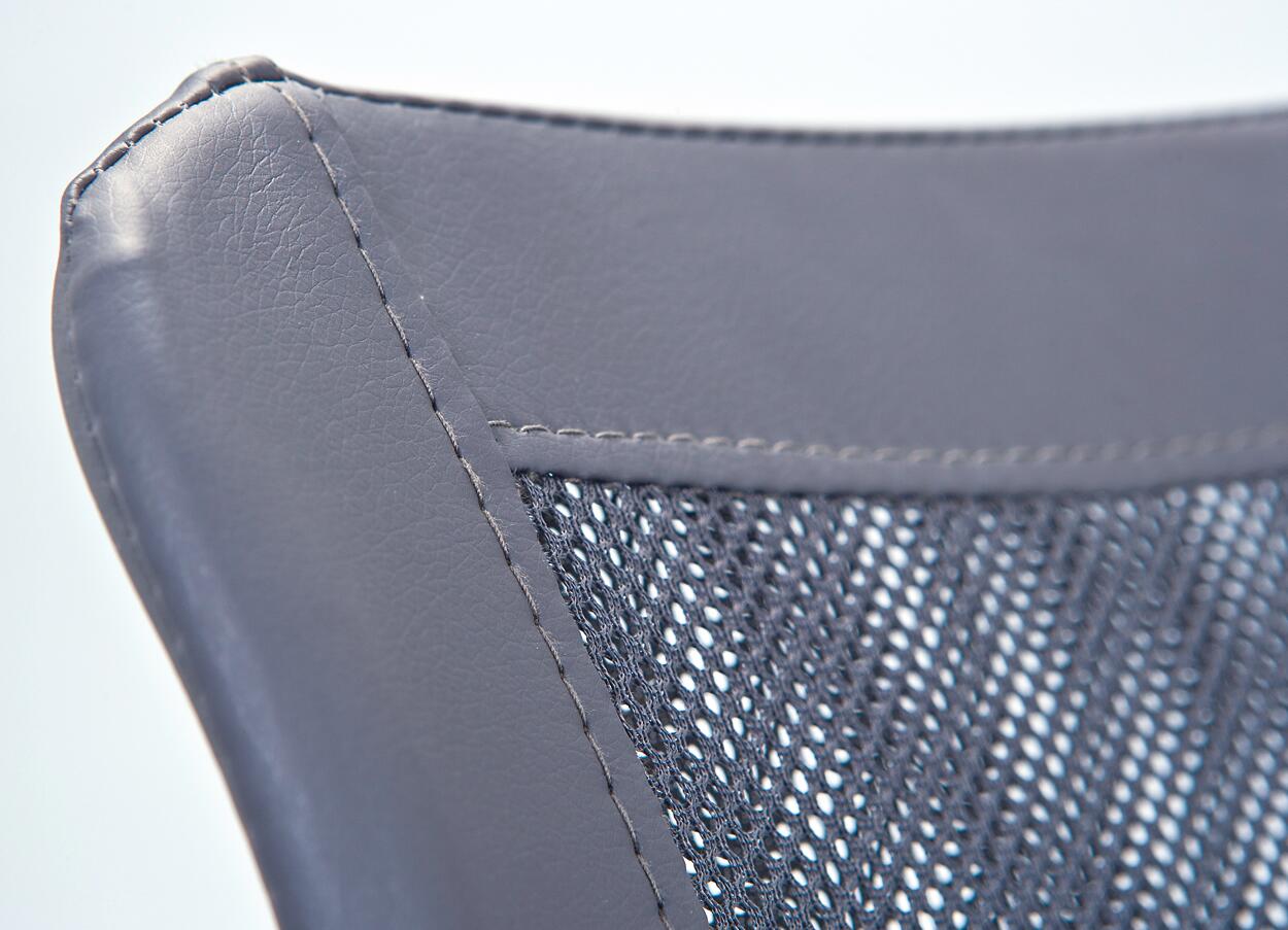 Drehstuhl Bonnie grau Kunststoff Metall