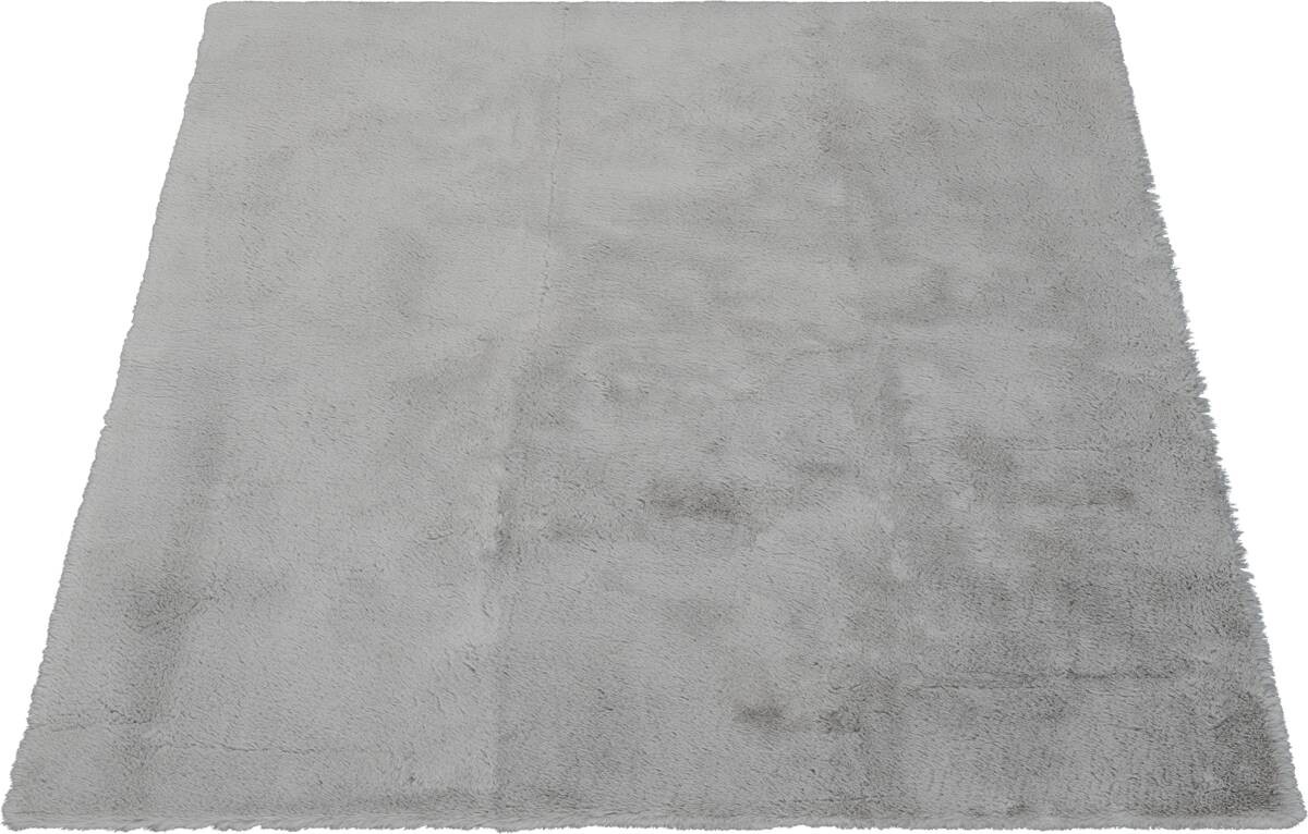 Teppich Buggy silber B/L: ca. 80x140 cm