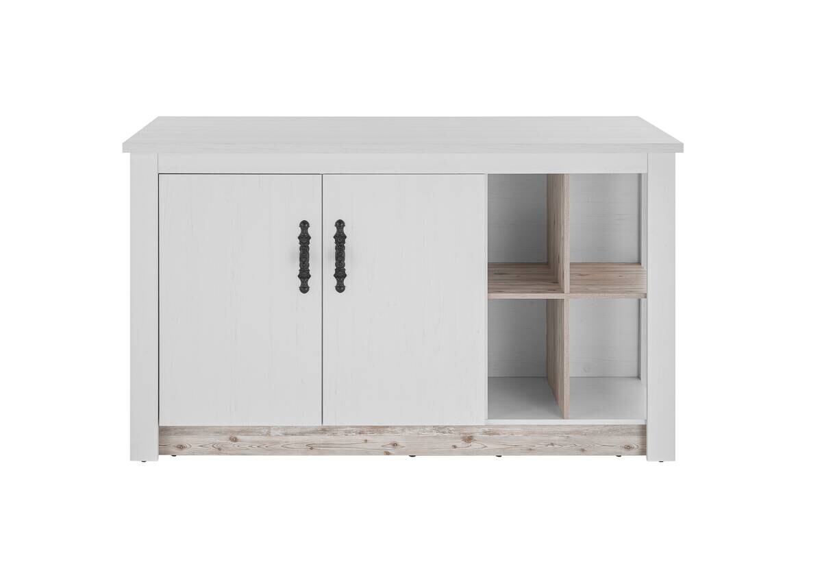 Küchentheke Florenz weiß Pinie B/H/T: ca. 161x92x90 cm