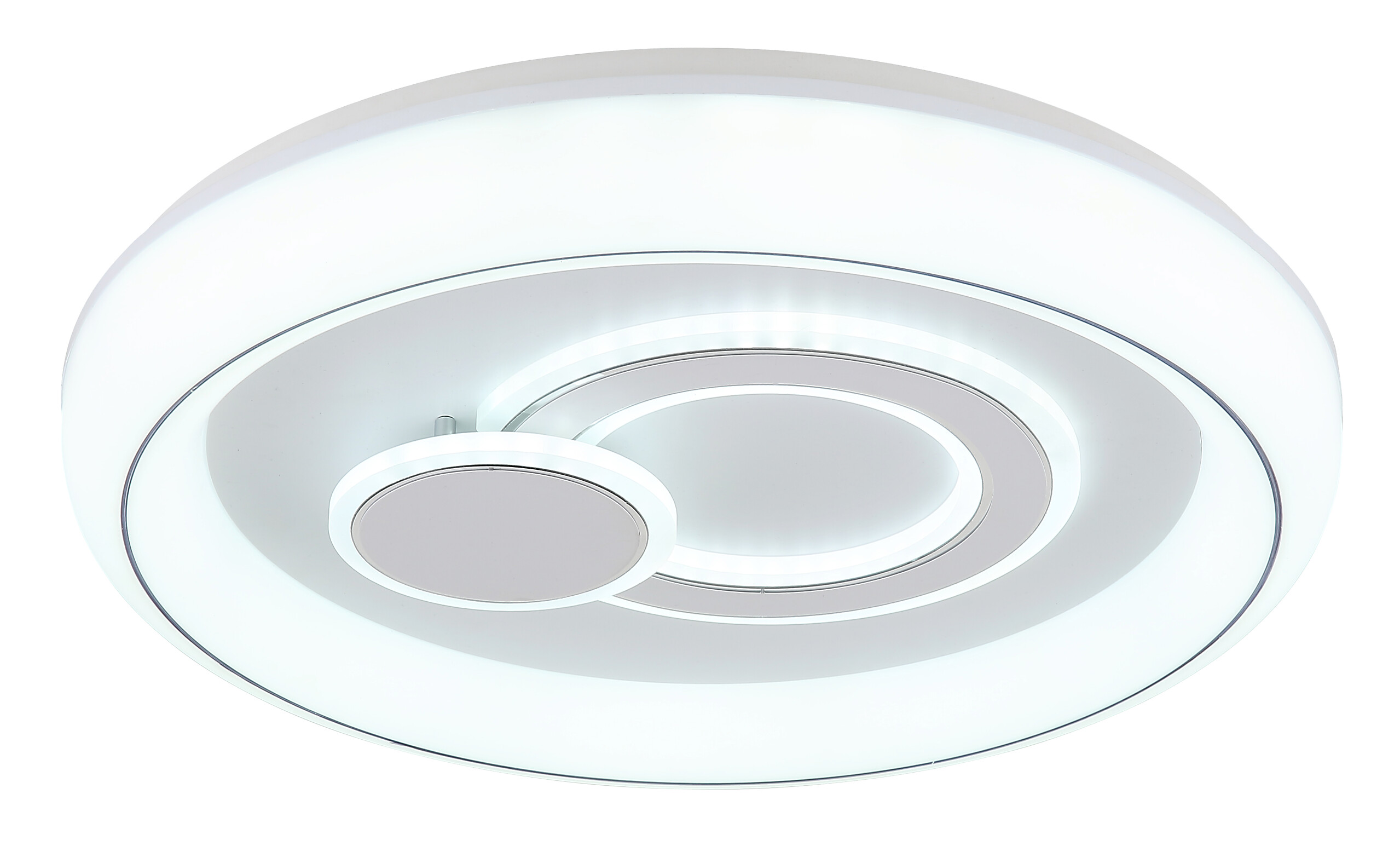 GLOBO Deckenleuchte Ruiz weiß Opal Acryl Metall H/D: ca. 7,5x48 cm 1 Brennstellen