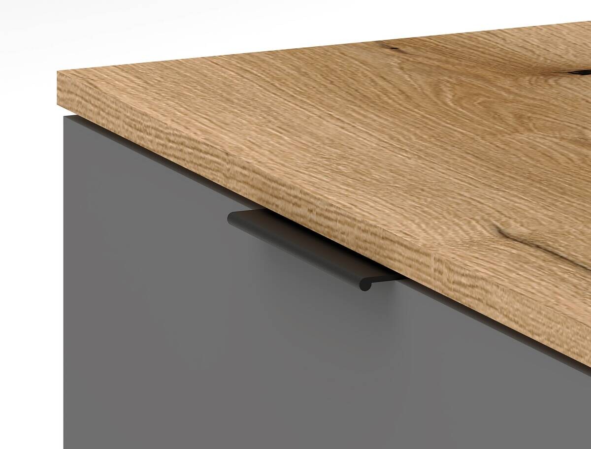 Garderobe NORDIC Eiche Evoke Oak Nachbildung grau B/H/T: ca. 65x204x40 cm