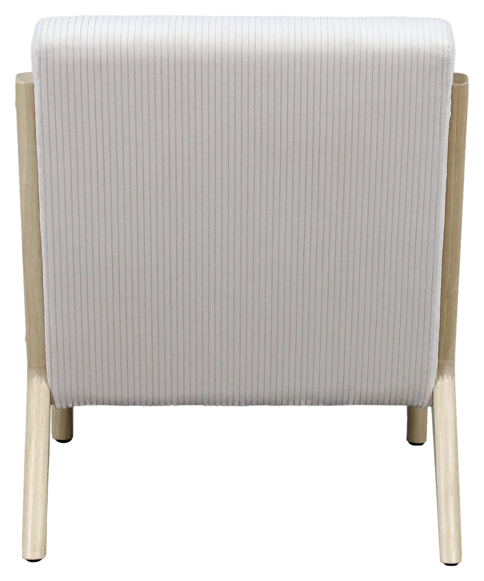 Sessel NOHR natur weiß B/H/T: ca. 65,2x80,6x76 cm