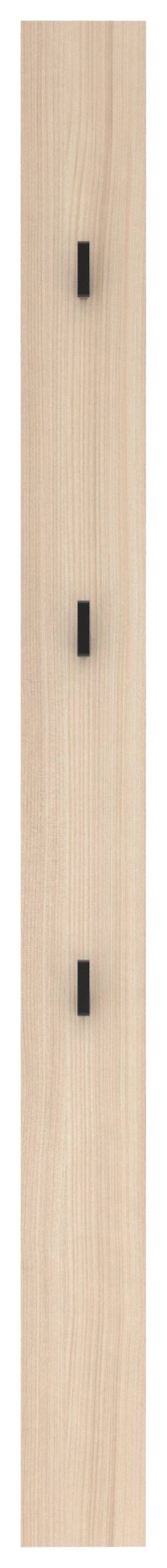 Garderobenpaneel Ina Eiche Natura Nachbildung B/H/T: ca. 13x150x2 cm