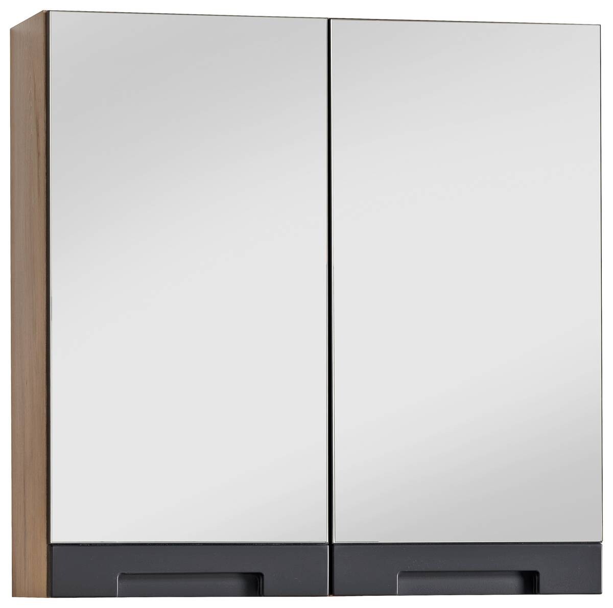 Spiegelschrank Mailand Eiche Viking Nachbildung anthrazit B/H/T: ca. 70x71x22 cm Spiegelschrank Mailand Eiche Viking Nachbildung anthrazit B/H/T: ca. 70x71x22 cm