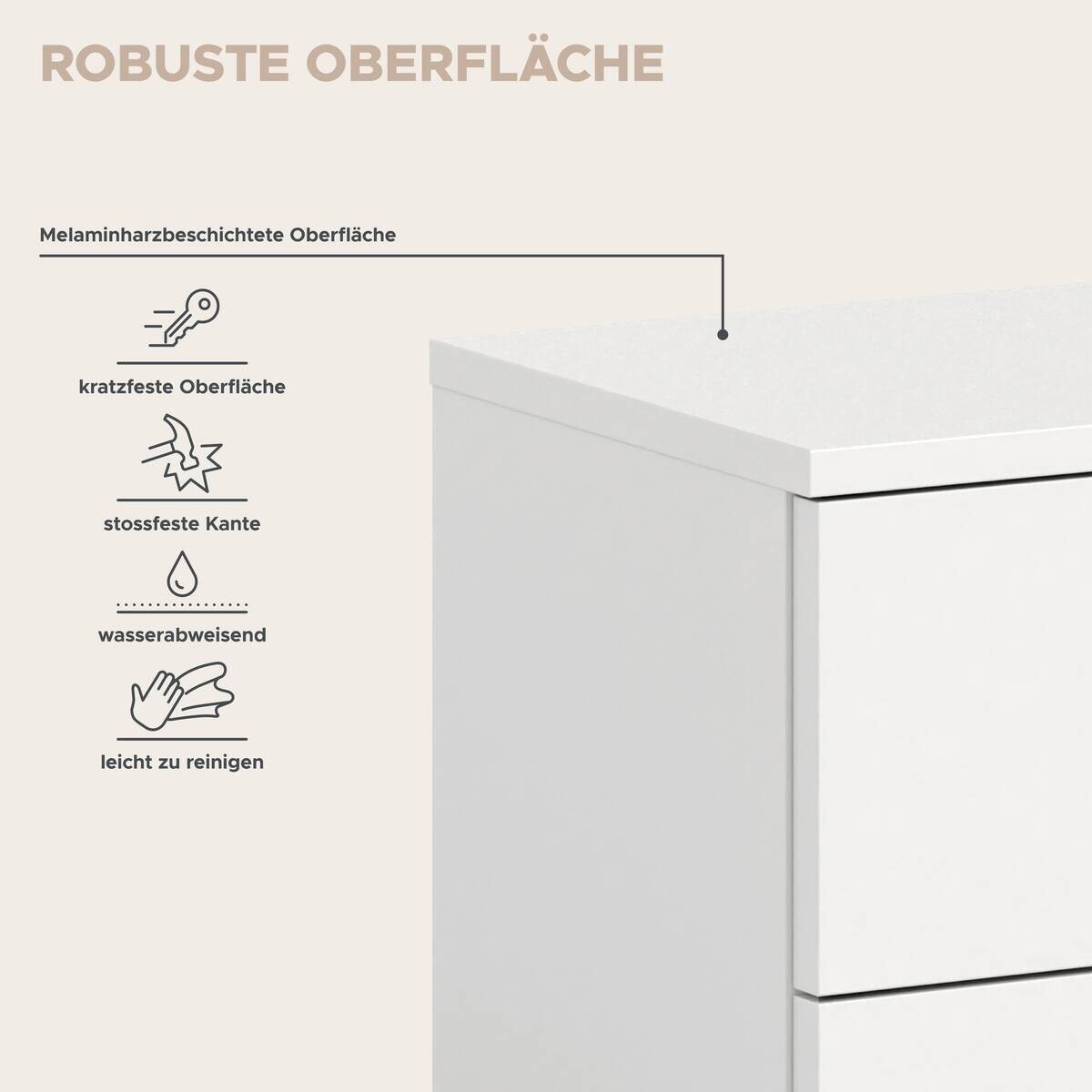 Garderobe PROJEKT X weiß weiß Hochglanz B/H/T: ca. 128x191x37 cm