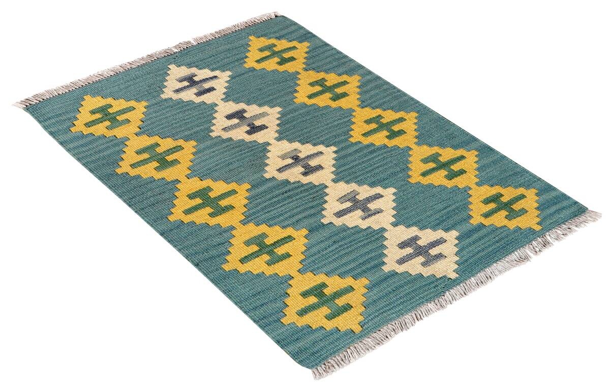 PersaTepp Teppich Kelim Gashgai blau B/H/L: ca. 63x1x88 cm