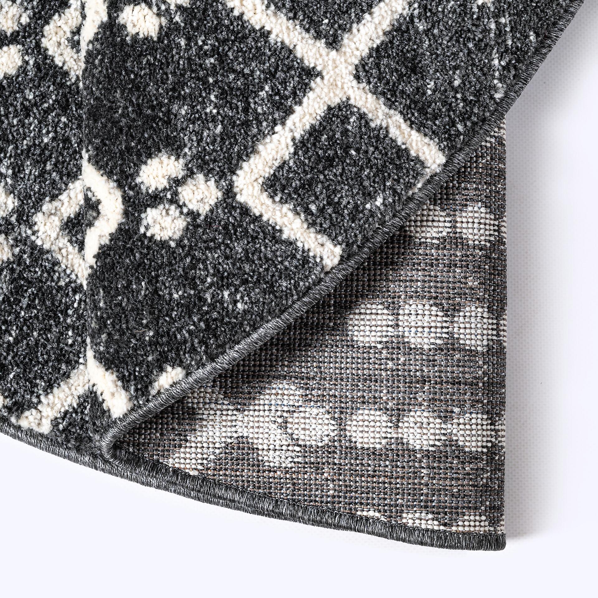 Sanat Teppich schwarz B/L: ca. 120x120 cm