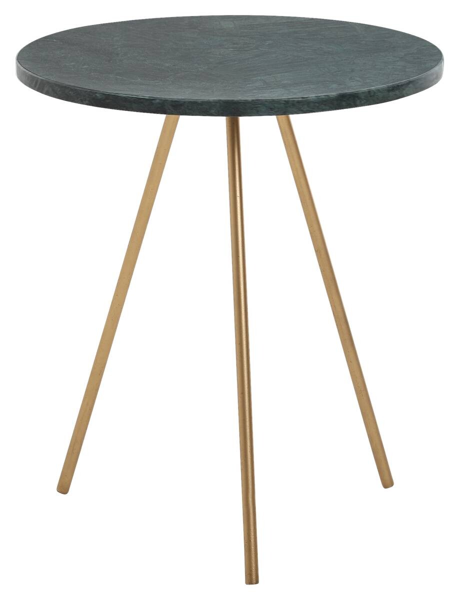 Beistelltisch grün Marmor B/H/T: ca. 38x44x38 cm