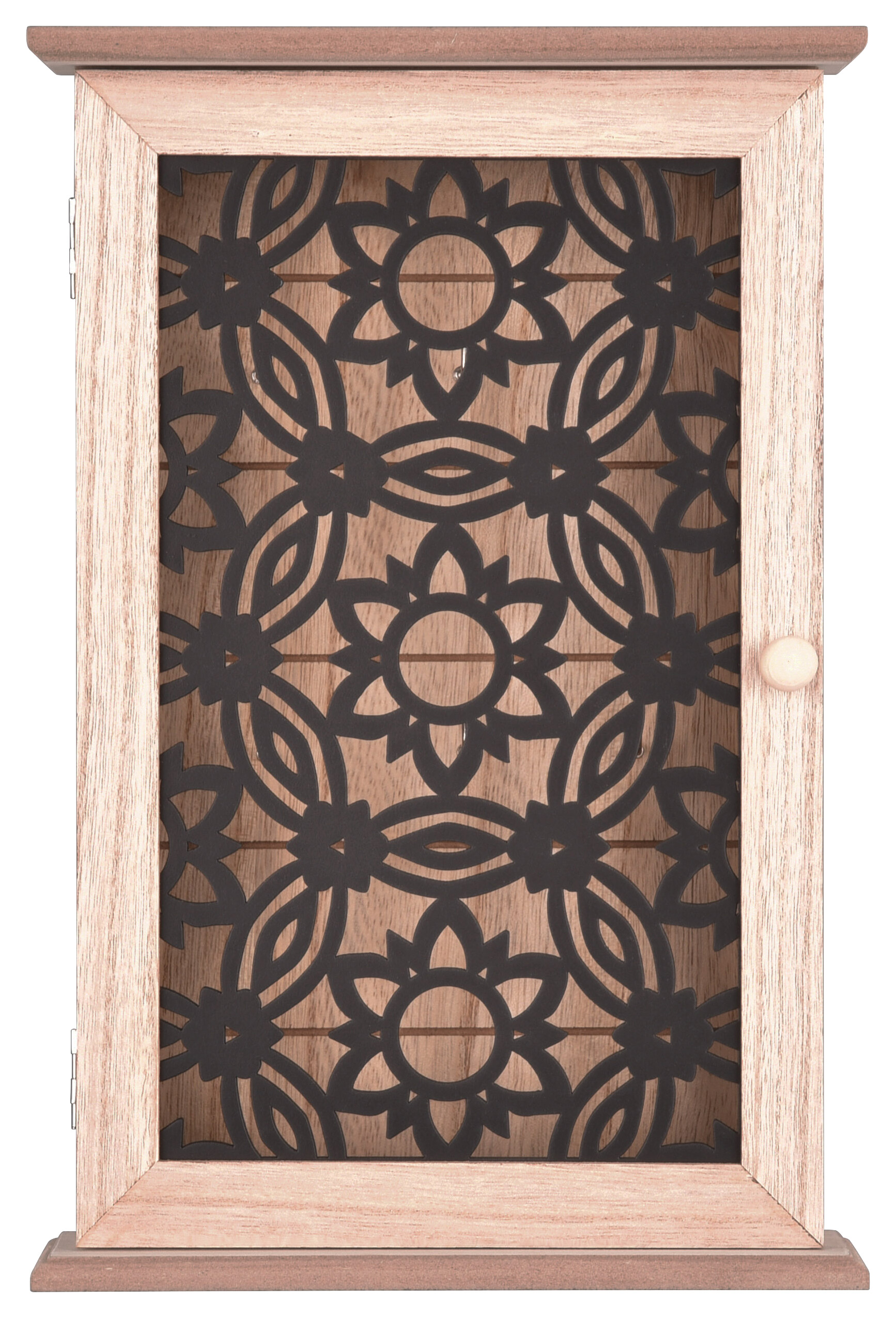 Schlüsselkasten Irena Eiche schwarz MDF B/H/T: ca. 20x30x7 cm