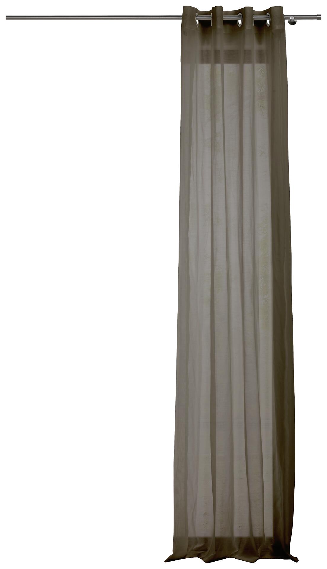 Ösenvorhang PURE Cappuccino B/L: ca. 135x245 cm