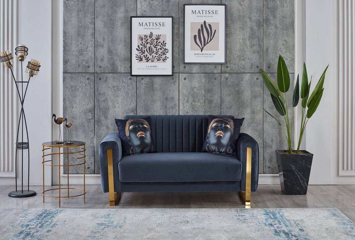 Sofa anthrazit Microfaser B/H/T: ca. 167x86x87 cm