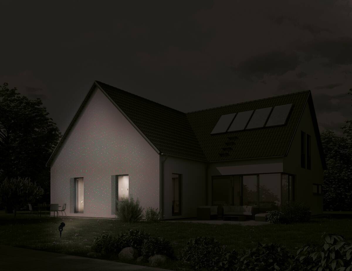 LED-Laser Erdspieß mit LED 5200861 H/D: ca. 40x10 cm