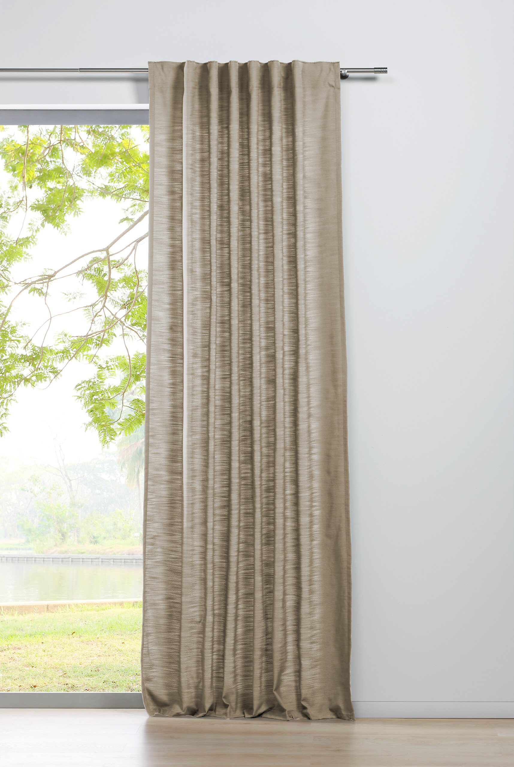 Kombivorhang 2er Pack Balance beige B/L: ca. 135x300 cm