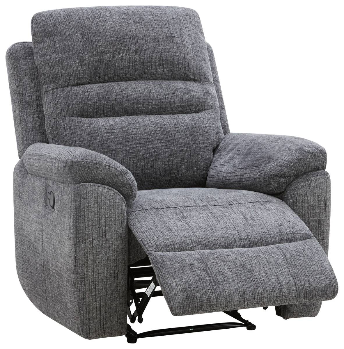 Sofa 3-2-1 KW 2028 dunkelgrau Microfaser