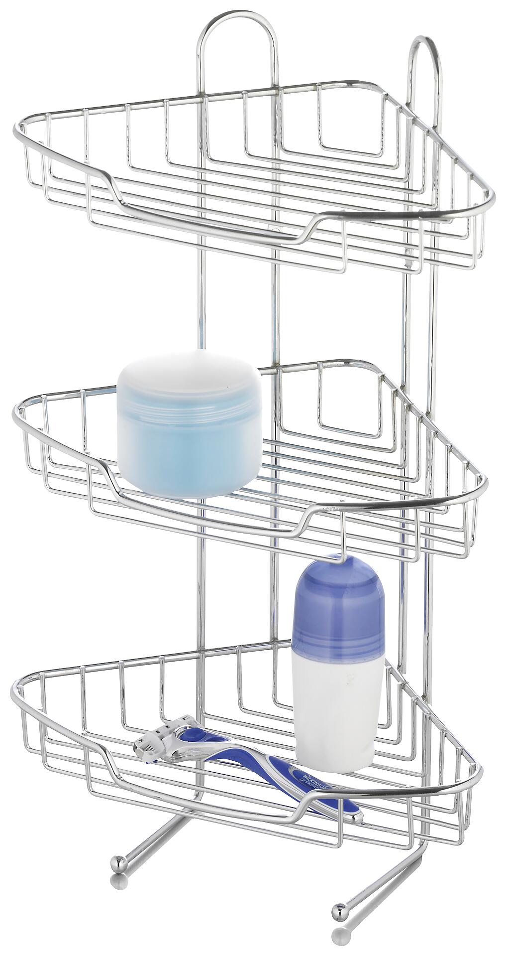 Eckregal Chrom Chrom B/H/L: ca. 20x42,5x20 cm