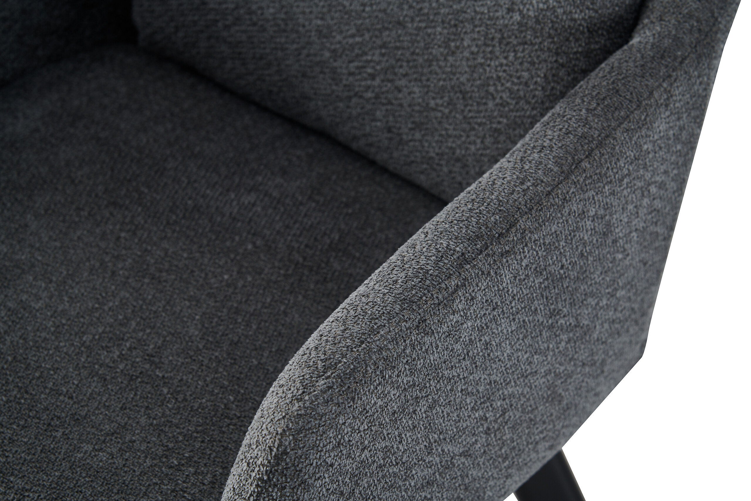 Stuhl SOPHIE, 2er Set anthrazit Stoff B/H/T: ca. 53x87x62 cm